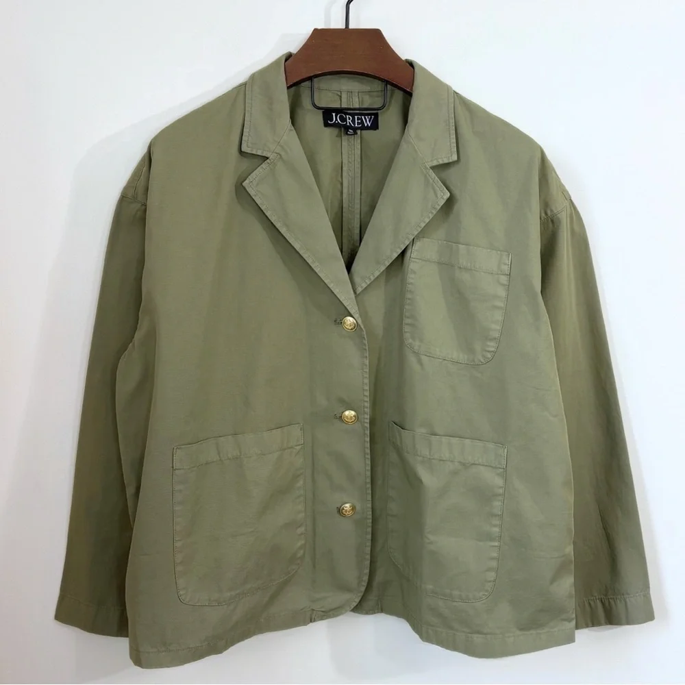 NWOT J. Crew Chino Blazer Jacket